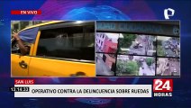 San Luis: Policía realiza operativo en cruce de avenidas importantes del distrito