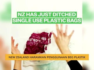New Zealand haramkan penggunaan beg plastik