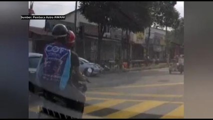 Polis buru dua lelaki pecah cermin kereta samun beg tangan wanita