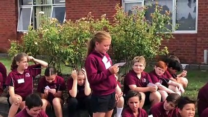 Supercars drivers at Ravenswood Heights Primary School