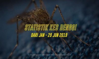 [INFOGRAFIK] Statistik kes denggi dari Jan - 29 Jun 2019