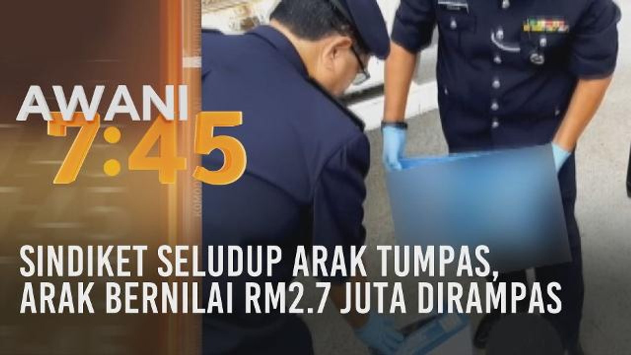 Sindiket seludup arak tumpas, arak bernilai RM2.7 juta dirampas