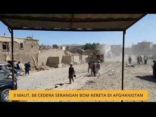 3 maut, 88 cedera serangan bom kereta di Afghanistan