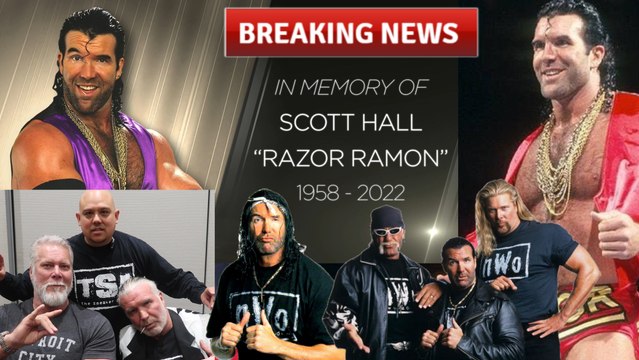 Scott Hall Razor Ramon Dead at 63 ,Wrestling Hall of Fame Legend .Fans & Wrestlers tribute