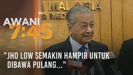 "Jho Low semakin hampir untuk dibawa pulang..."