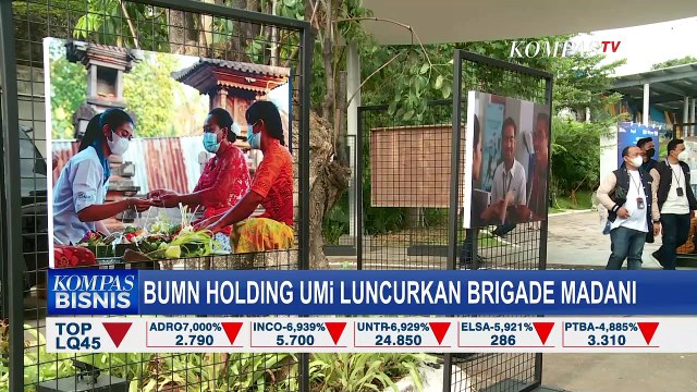 Dorong Ekonomi Kerakyatan, Holding Ultra Mikro BUMN Luncurkan Program Brigade Madani