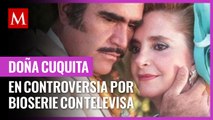 Viuda de Vicente Fernández acusa abuso en controversia por bioserie con Televisa