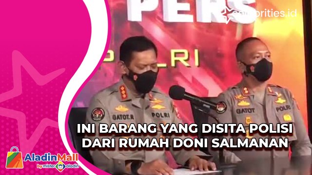 Ini Barang yang Disita Polisi dari Rumah Doni Salmanan