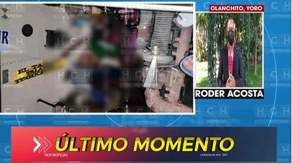 Fuerte accidente vial deja una persona atrapada en Sulaco, Yoro