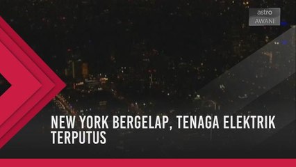New York bergelap, tenaga elektrik terputus