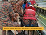 Bomba selamatkan penyu 150kg terperangkap di penghadang sampah