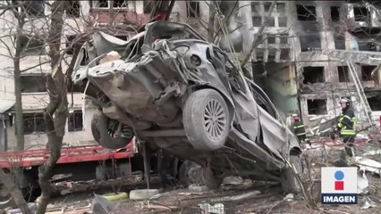 19 días después y continúan los intensos bombardeos en Kiev