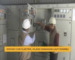 Disyaki curi elektrik, kilang makanan laut diserbu
