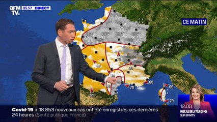 Un temps mitigé sur l'ensemble du pays, avec beaucoup de vent dans le Sud ce mardi