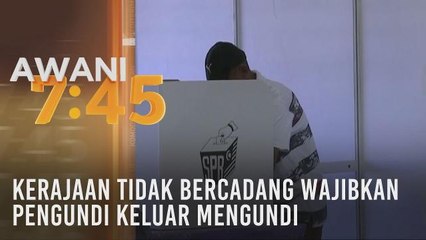 Kerajaan tidak bercadang wajibkan pengundi keluar mengundi