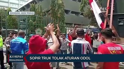 Sopir Truk Tolak Aturan ODOL