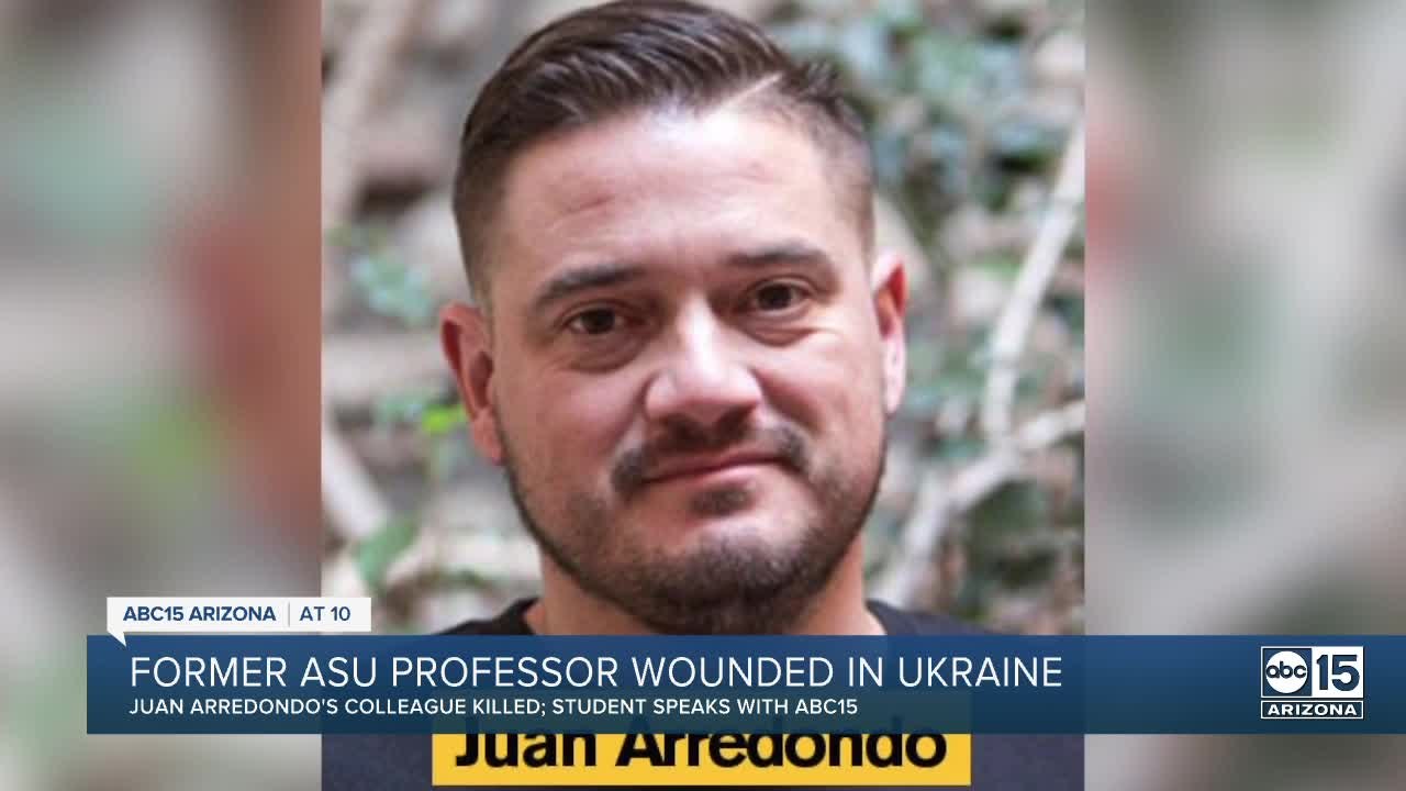 Former ASU professor wounded in Ukraine