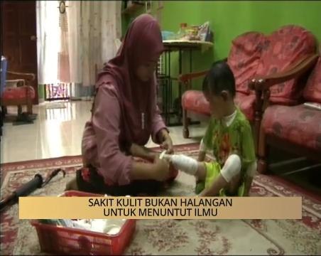 AWANI - Kelantan: Sakit kulit bukan halangan untuk menuntut ilmu