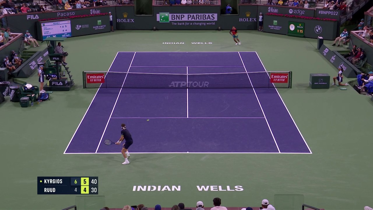 Kyrgios v Ruud | ATP Indian Wells | Match Highlights