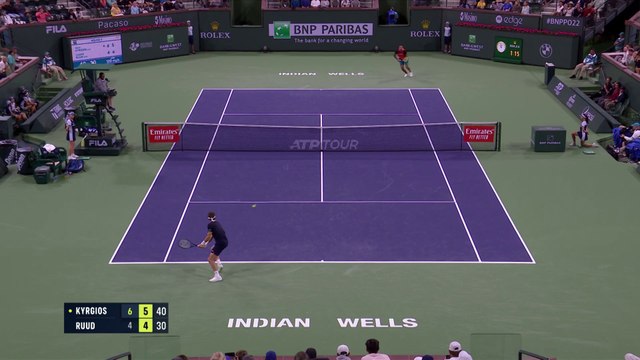 Kyrgios v Ruud | ATP Indian Wells | Match Highlights