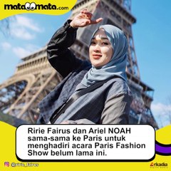 Warganet Salah Fokus Lihat Foto Ariel NOAH Bareng Ririe Fairus di Paris