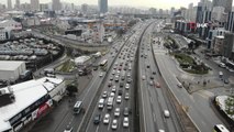 İstanbul'da kar geride kaldı, trafik yüzde 60'ı buldu