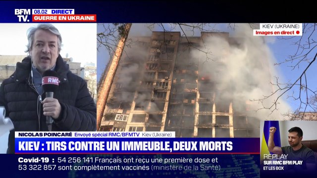 Guerre en Ukraine: au moins deux morts après une frappe contre un immeuble dans le centre de Kiev