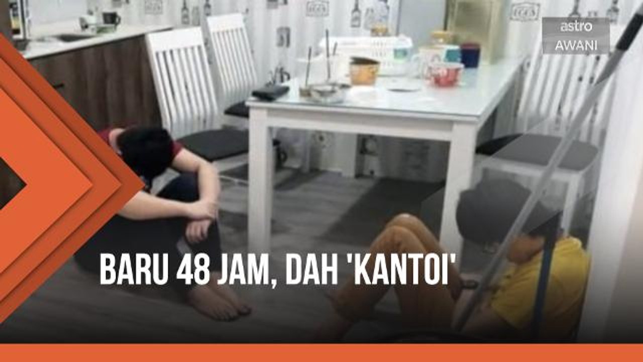 Baru 48 jam, dah 'kantoi'