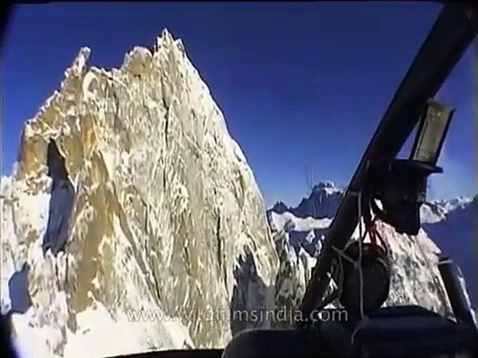 Scenic flight over the Himalayas