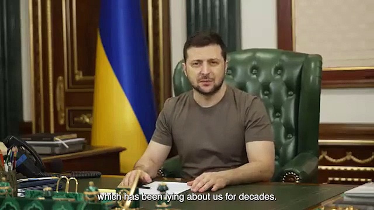 Russian invasion of Ukraine - Volodymyr Zelensky: "You will not take anything from Ukraine. You will take lives... But your lives will also be taken. But why should you die? What for? I know that you want to survive"