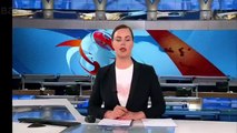 Russian invasion of Ukraine - Marina Ovsyannikova, an editor at a TV channel in Russia, interrupted a live broadcast with a sign that read “Stop the war. Don't believe the propaganda”