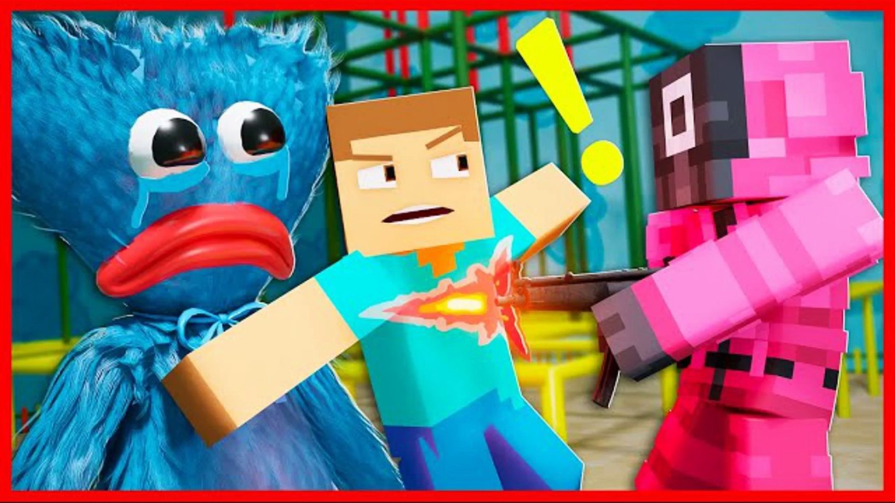 HUGGY WUGGY VS SQUID GAME VS MINECRAFT ANIMATION! #5