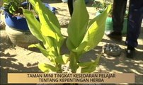 Khabar Dari Kelantan: Taman mini tingkat kesedaran pelajar tentang kepentingan herba