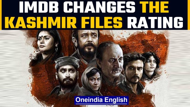 IMDb revises The Kashmir Files rating over 'unusual voting', sparks outrage | Oneindia News