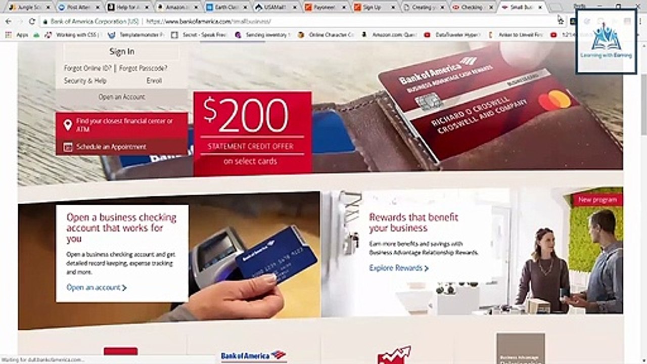 Topic#6 Bank account options _ cell numbers Amazon Busines Traning