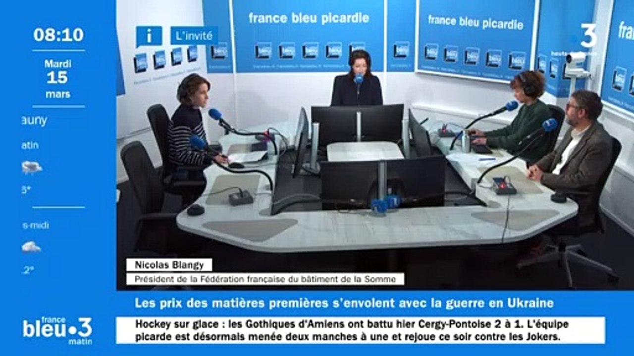 Nicolas Blangy, président de la Fédération française du bâtiment dans la Somme