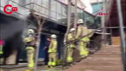 Avcılar'da kafede yangın