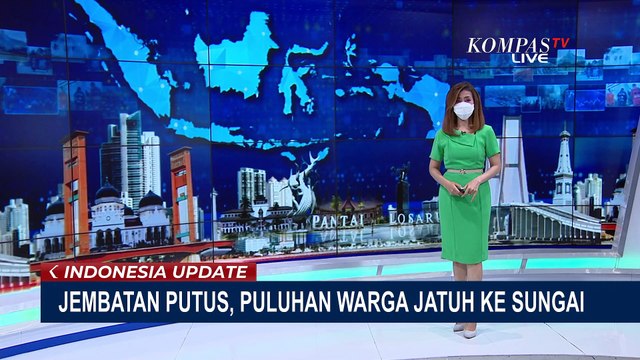 Tali Jembatan Terputus, Akibatkan Puluhan Warga yang Melintas Jatuh ke Sungai