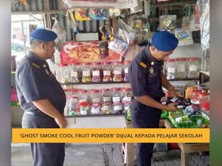 'Ghost Smoke Cool Fruit Powder' dijual kepada pelajar sekolah