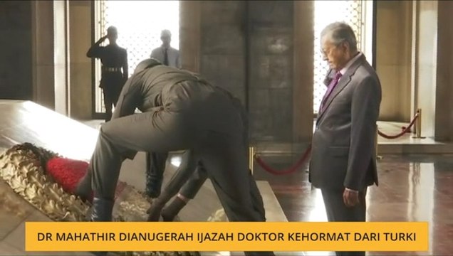 Dr Mahathir dianugerah Ijazah Doktor Kehormat dari Turki