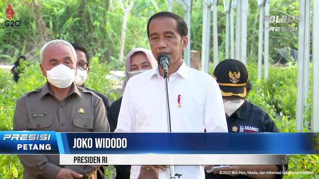 Presiden Jokowi Tinjau Persemaian Mentawir, Penajam Paser Utara