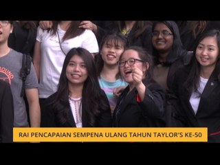 Rai pencapaian sempena ulang tahun Taylor's ke-50