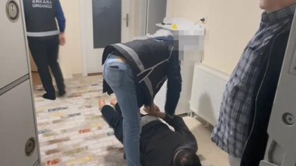 Ankara'da suç örgütüne operasyon 6 gözaltı