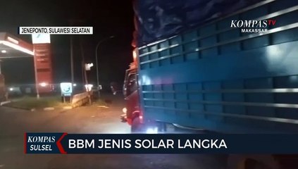 Antri Solar Supir Truk Bermalam Di SPBU