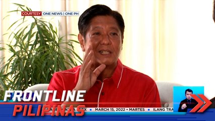 Giit ni Marcos, Jr.: Ilang buwan kong inisip ang pagtakbong pangulo