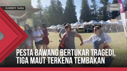 Pesta Bawang bertukar tragedi, tiga maut terkena tembakan