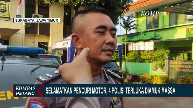 Selamatkan Pelaku Curanmor dari Amukan Massa, 4 Polisi Malah Ikut Babak Belur!