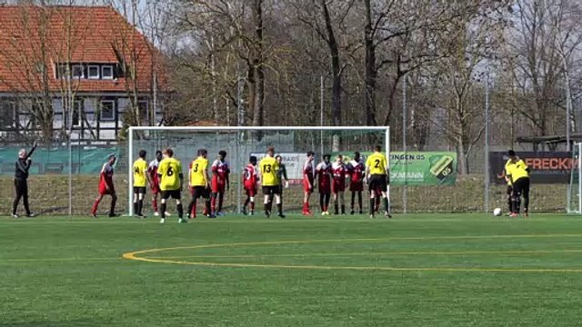 Das 2:1 für den RSV 05 III über den 1. SC 05 III durch Henning Lührs