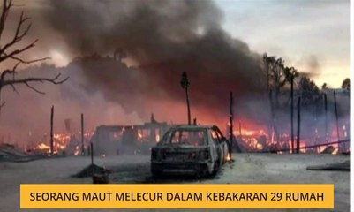 Seorang maut melecur dalam kebakaran 29 rumah