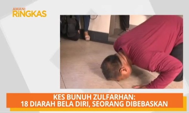 AWANI Ringkas: Kes bunuh Zulfarhan: 18 diarah bela diri, seorang dibebaskan